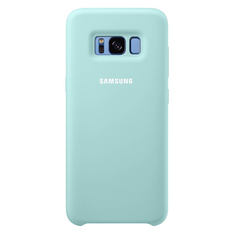 Samsung - Cover Azul en Silicona para Galaxy S8+