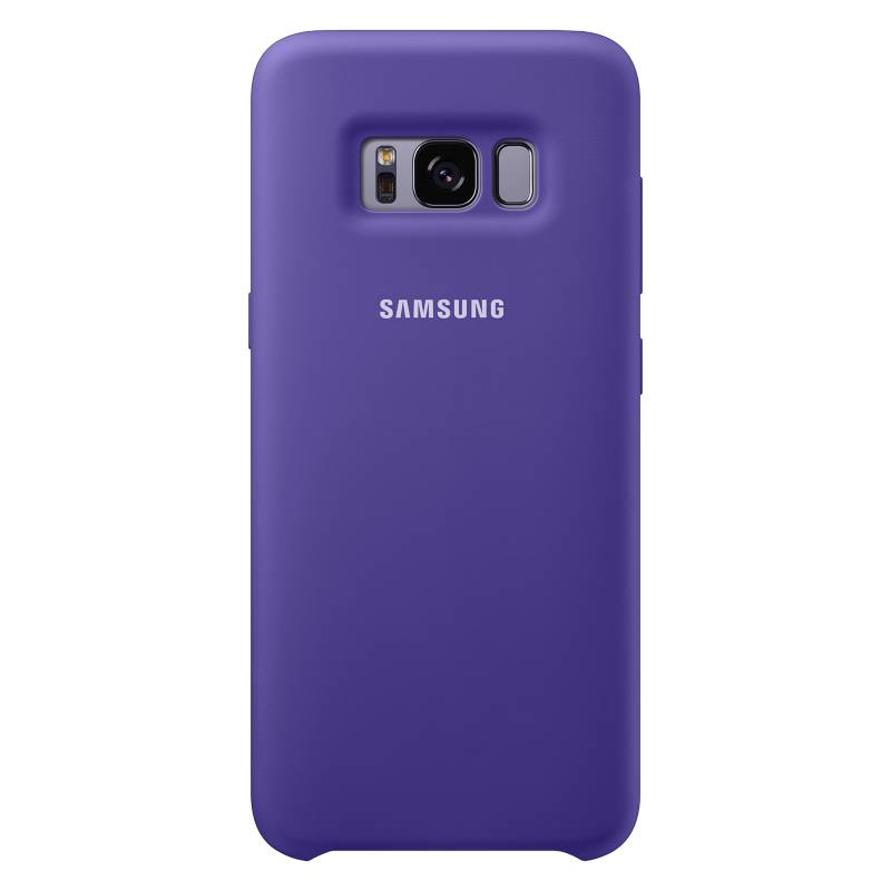 Samsung - Cover Violeta en Silicona para Galaxy S8+