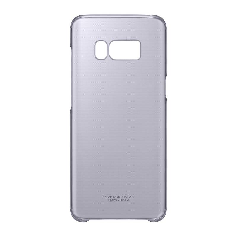 Samsung - Carcasa Clear Cover Violeta para Galaxy S8+