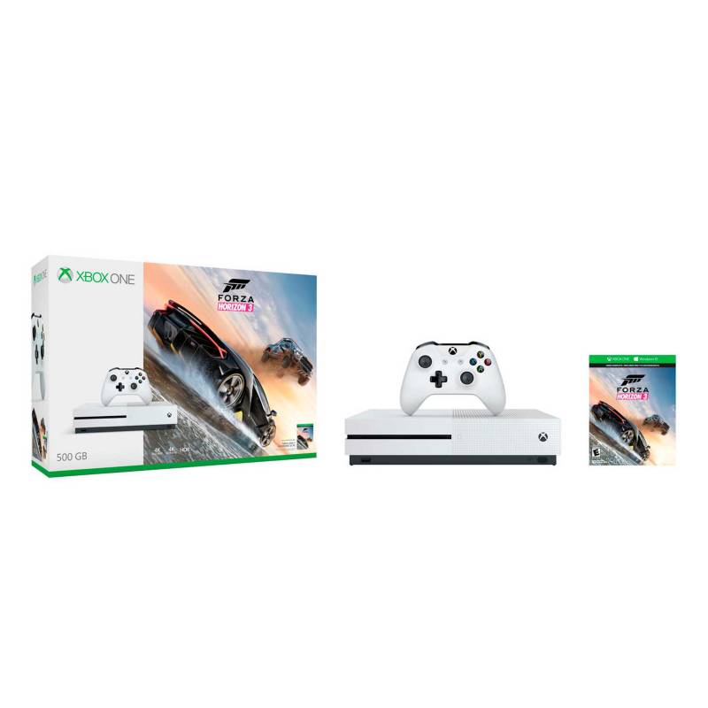 Xbox - Consola Xbox One S 500GB + Forza Horizon 3 digital