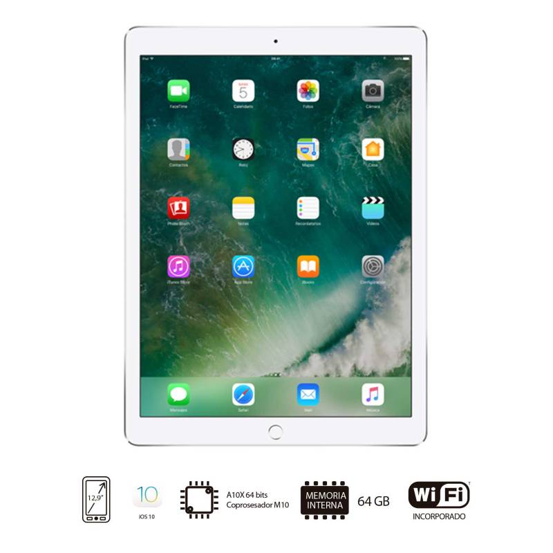 APPLE - iPad Pro 12,9" Chip A10X 64G Plateado