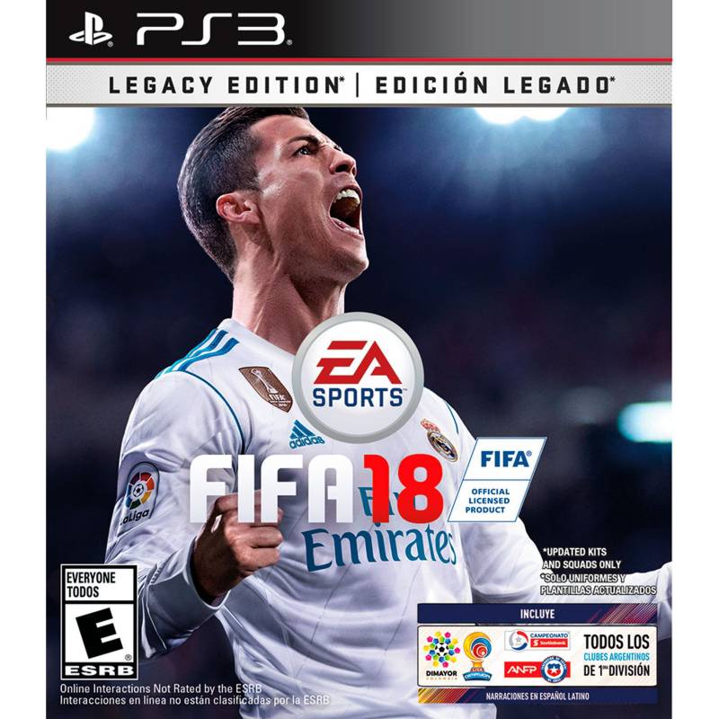 EA Sports - Videojuego Fifa 18 Edición Legado