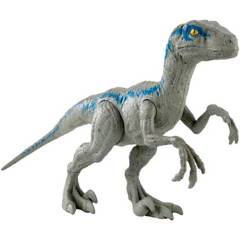 Jurassic World - Figura de Animal Jurassic World Velociraptor Blue, Dinosaurio de 12 Pulgadas