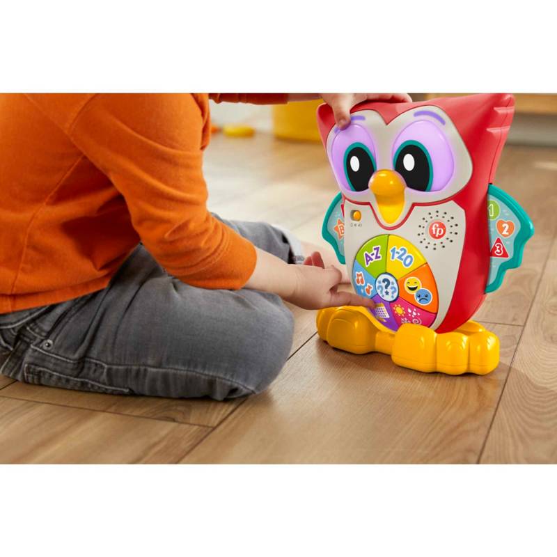 Juguete para Bebé FISHER PRICE Búho Ojos Luminosos HJM71