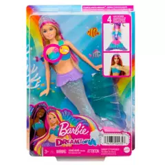 BARBIE - Muñeca Barbie Dreamtopia Sirena Luces Brillantes