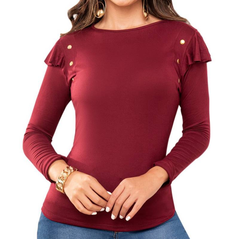 Blusa para mujer manga larga croydon