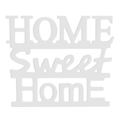 Aplique Home Sweet Home Blanco Dimi Home