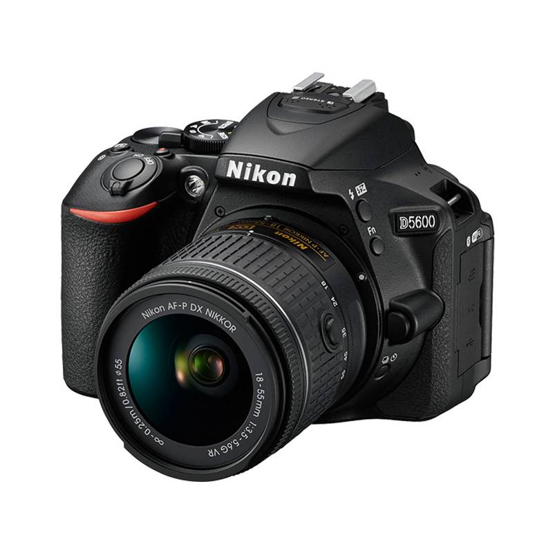 Nikon - Cámara Réflex D5600 + Lente Dx 18-55Vr