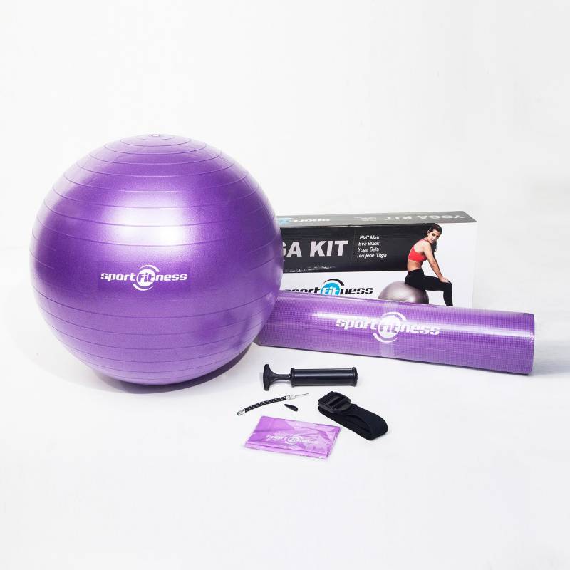 Sportfitness - Kit de Yoga Morado