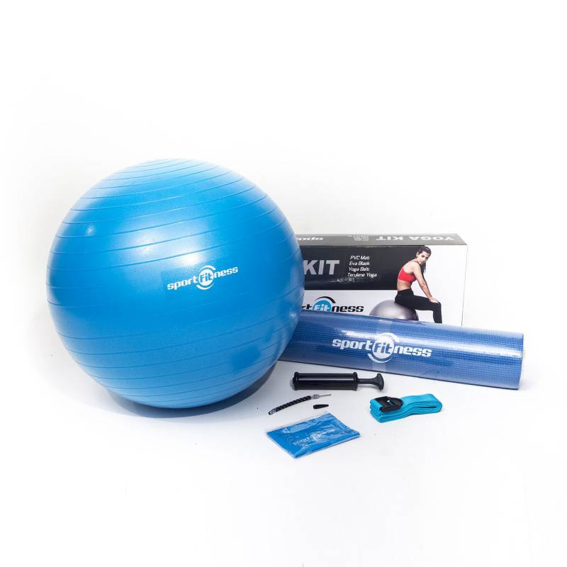 Sportfitness - Kit de Yoga Azul