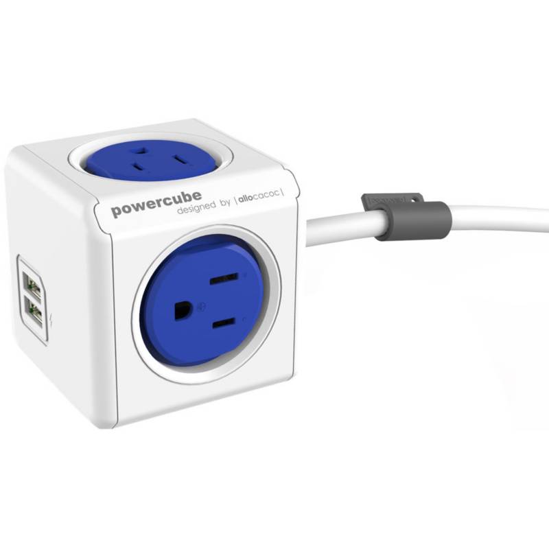 Power Cube - PowerCube Extended USB 1,5 mt Azul