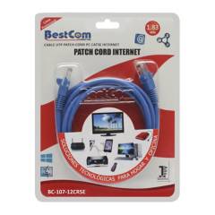 BestCom  - Cable Patch Cords Categoría 5E UTP 3.65 Mt