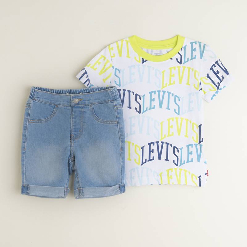 LEVIS KIDS - Conjunto de camiseta y bermuda para Niño Levis Kids