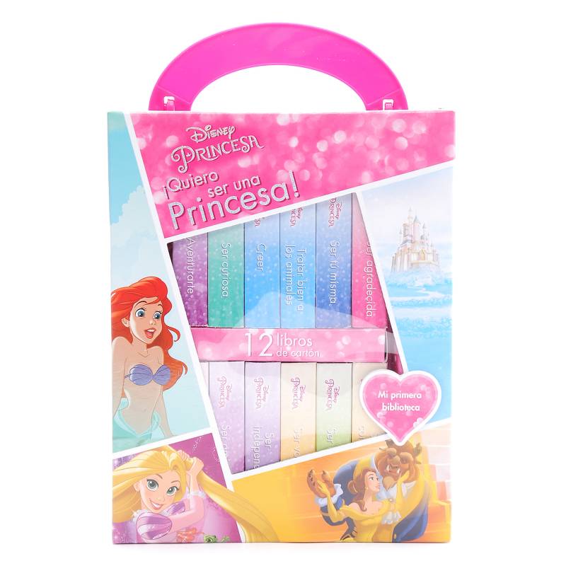 CIRCULO DE LECTORES - Set x12 Libros Educativos ¡Quiero Ser Una Princesa! - Disney