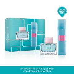 Antonio Banderas - Set de Perfume Mujer Blue Seduction Antonio Banderas: Perfume 80 ml + Desodorante 150 ml