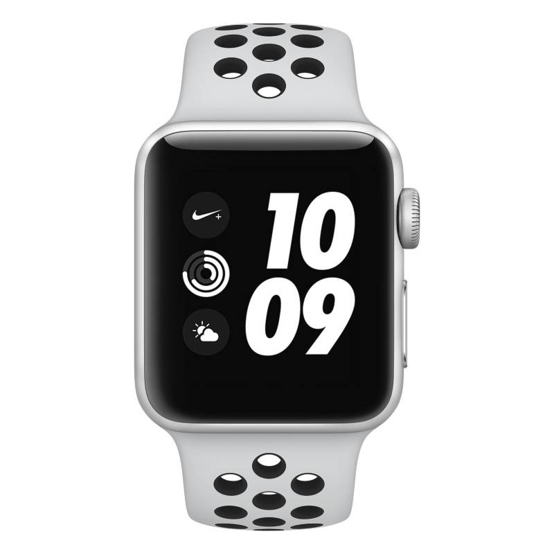 Apple - Apple Watch Nike+ GPS 38 Plateado