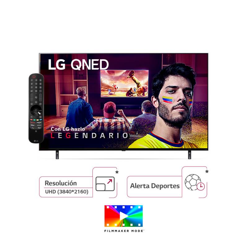 LG - Televisor LG  55 pulgadas QNED 4K Ultra HD Smart TV