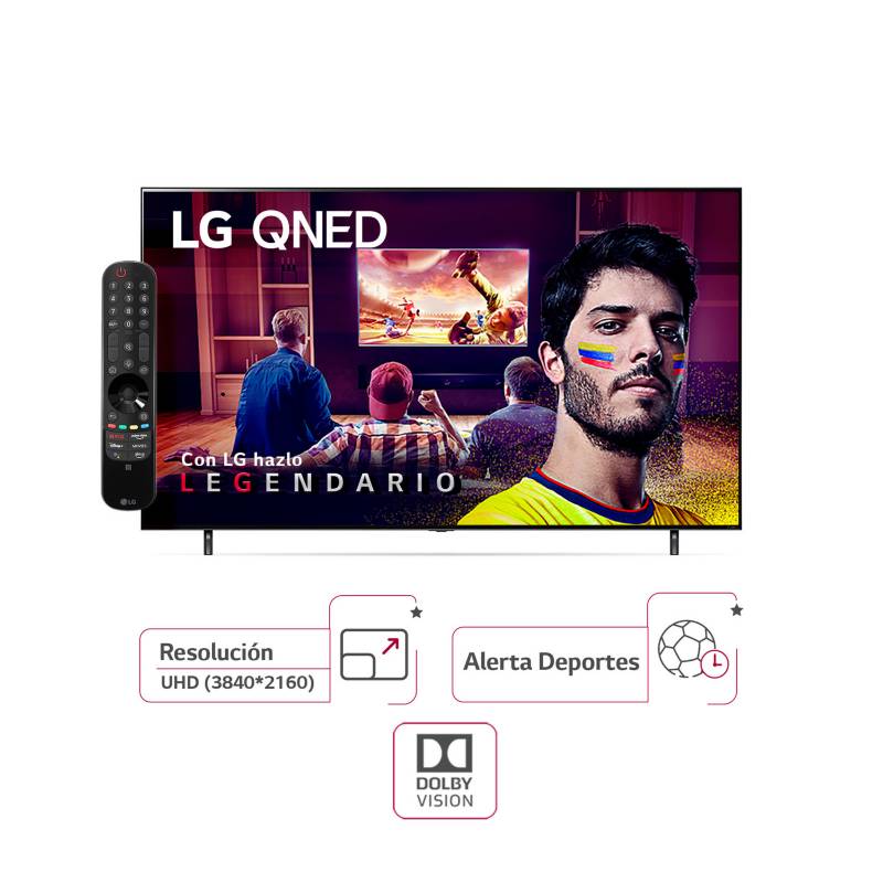 LG - Televisor LG 75 pulgadas QNED 4K Ultra HD Smart TV