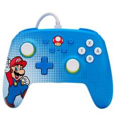 POWER A - Control Alámbrico Mario Pop Art Nintendo Switch