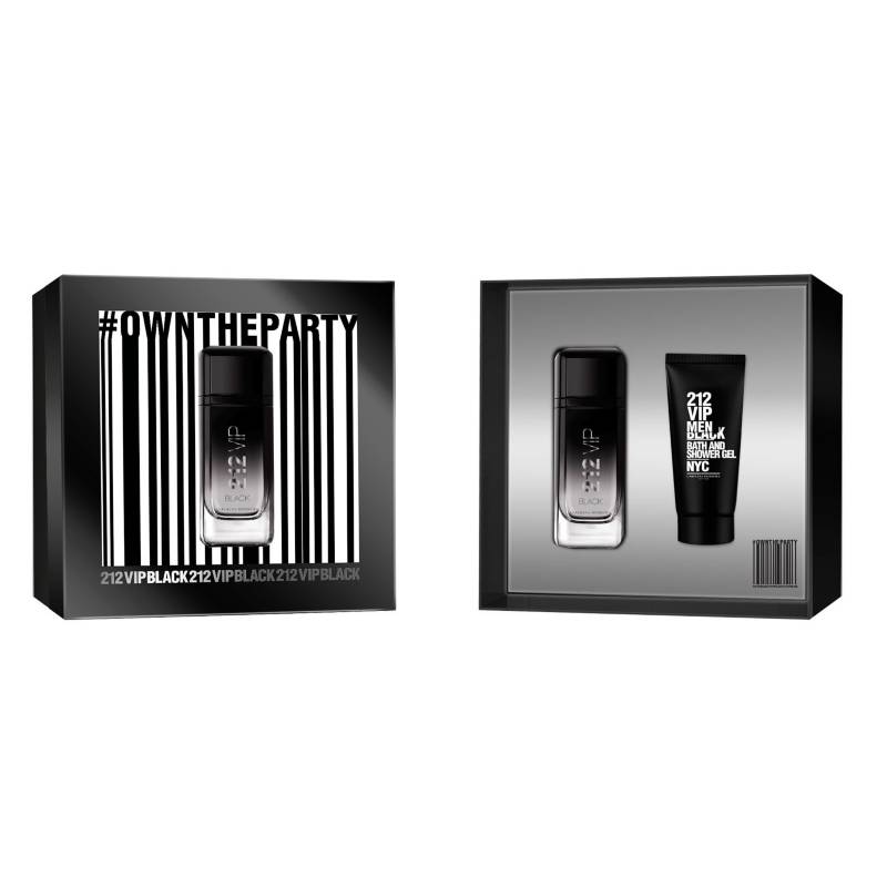 CAROLINA HERRERA - Perfume 212 VIP Black EDT 100 ml + Shower Gel 100 ml