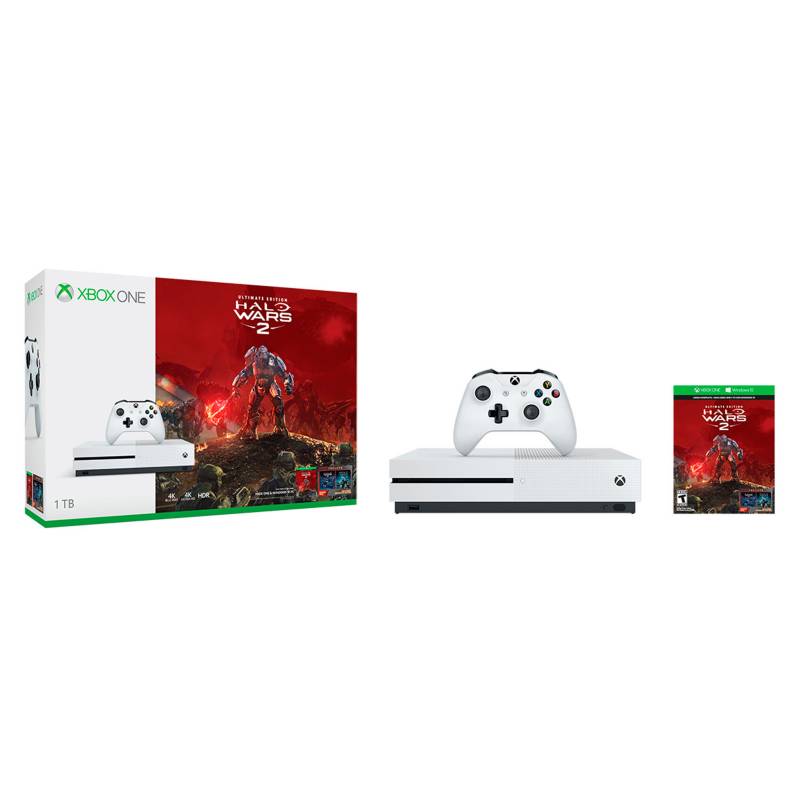 Xbox - Consola Xbox One S 1TB + Halo Wars 2
