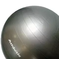 ATHLETIC - Balón yoga gris 55cm  900g bomba