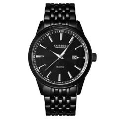 Curren - Reloj Hombres Curren 8052 Lujo Casual Cuarzo Negro