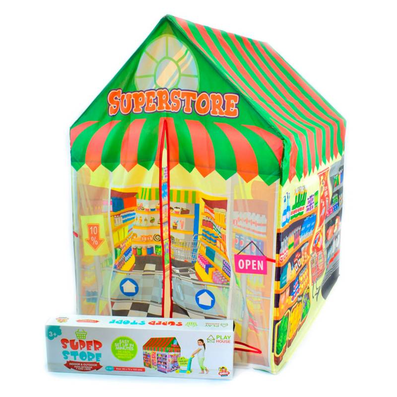 Play House - Carpa para Niños con Diseño de Supermercado