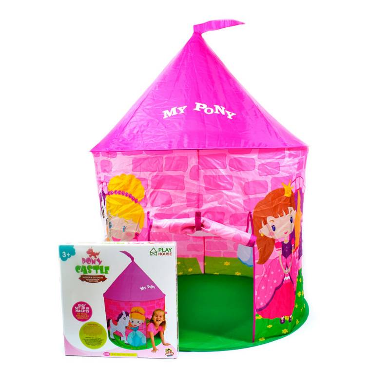 Play House - Carpa para Niñas con Diseño de Castillo