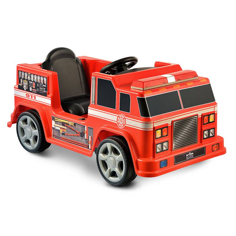 Kids Motors - Carro Montable Fire Engine Rojo