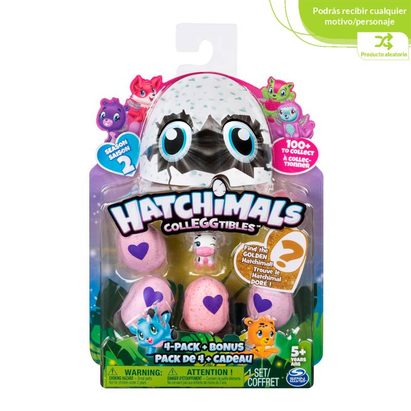 Hatchimals - Hatchimals Coleccionables x4 S2 + Bono