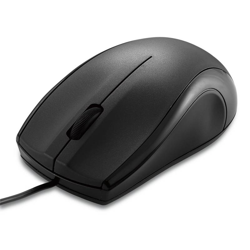 VERBATIM - Mouse Verbatim con cable conexión USB | Mouse ergonómico | Diseño para ambas manos. Compatibilidad universal