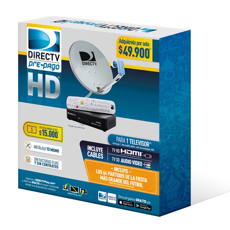 DirecTV - Suscripción Prepago / Box 1 HD 