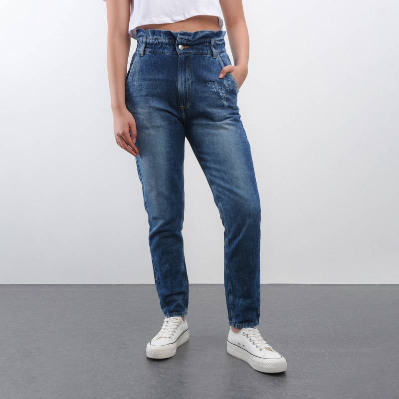 Jean Jogger para Mujer Tiro alto de Algodón lab DENIMLAB