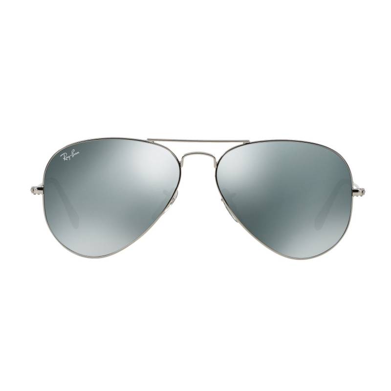 RAY BAN - Gafas de sol Ray Ban RB3025 Unisex Marco Silver Lente Grey Mirror