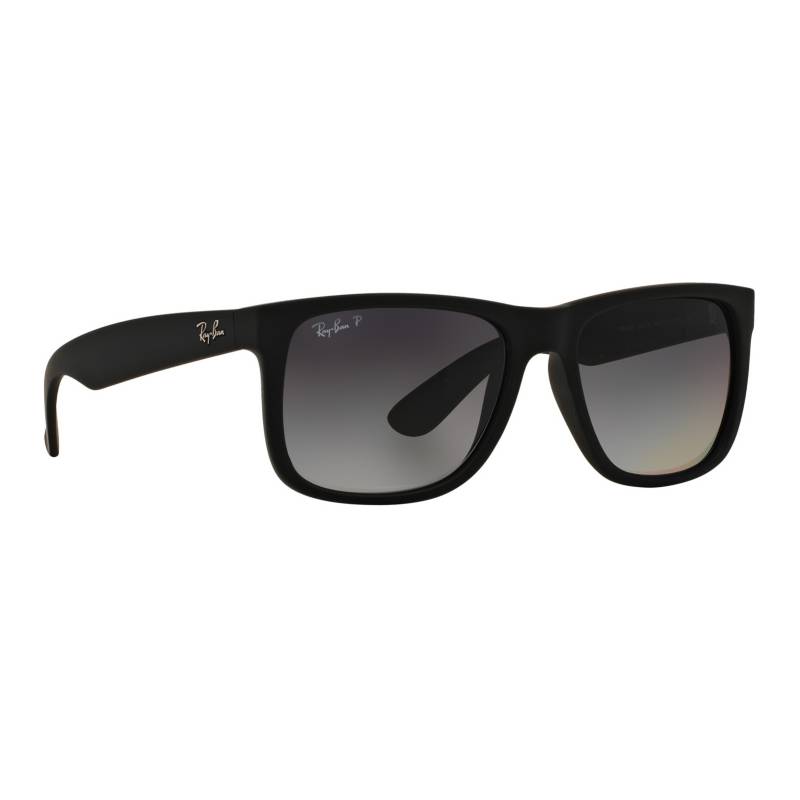 Gafas de sol Ray Ban RB4165 para Hombre Marco Rubber Black Lente Light  Grey Gradient Grey