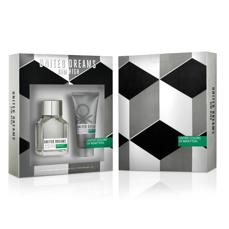 Benetton - Estuche UD Aim High (Perfume 100 ml EDT + Aftershave 75 ml )