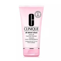 CLINIQUE - Limpiador All About Clean Rinse Off Foaming Cleanser Clinique para Piel Mixta 30 ml