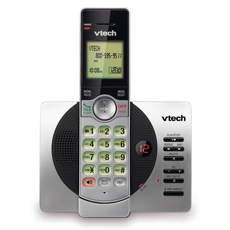 VTECH - Teléfono Inalámbrico CS6929 Contestador - Plateado