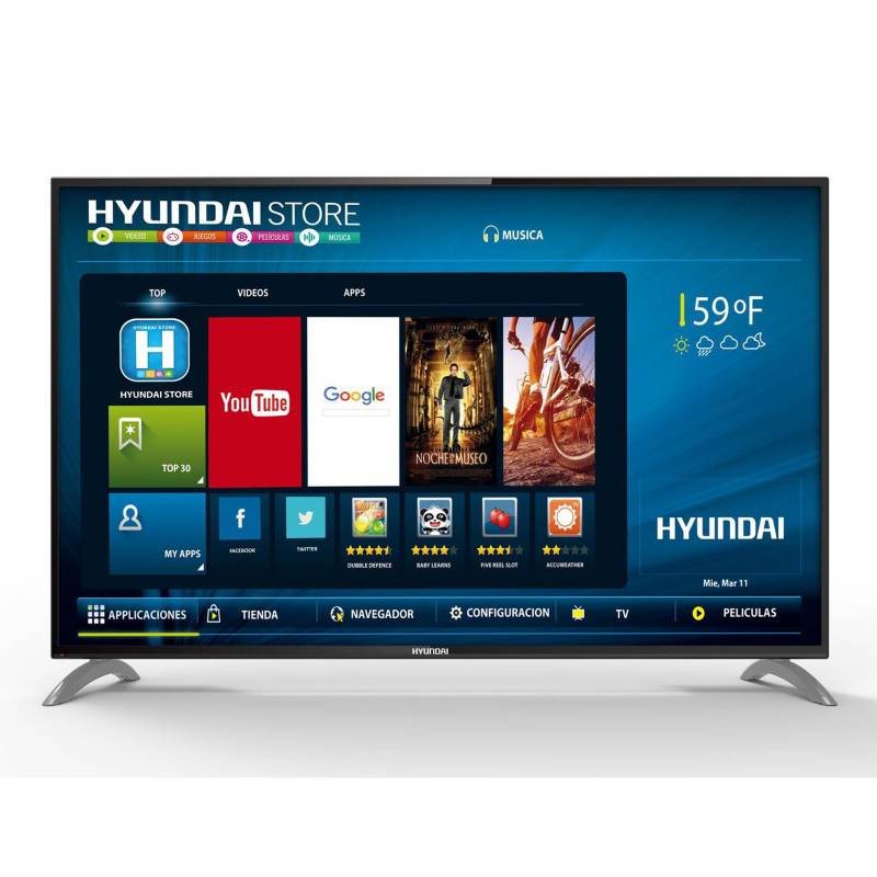 HYUNDAI - LED 50" 4K UHD Smart TV | HYLED50104K