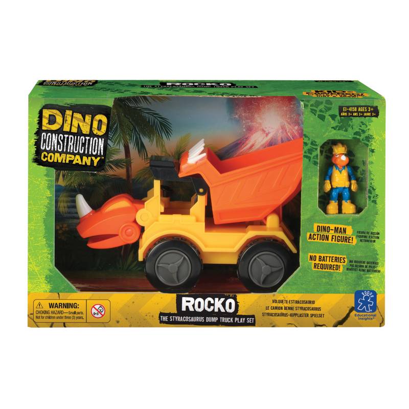 Educational Insights - Rocko - Styracosaurus Dump Truck