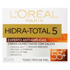LOREAL DERMO EXPERTISE - Tratamiento antiedad Hidra Total 5 Loreal Dermo Expertise para Todo tipo de piel 50 ml