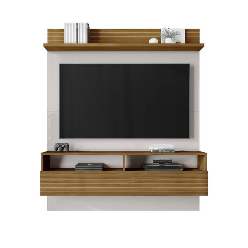 MULTIMUEBLES - Panel para TV Moderno de 135.6 x 162.4 x 29.3 cm para Televisores de Hasta 55 Pulgadas, Multimuebles