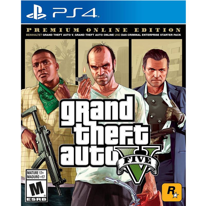 Rockstar Games - Videojuego Grand Theft Auto V Premium Edition PS4