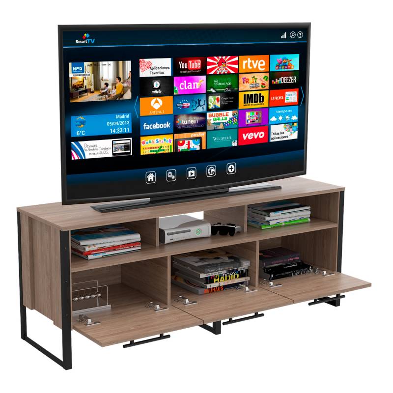 Mueble TV para pantalla plana  Muebles para tv, Mueble tv con