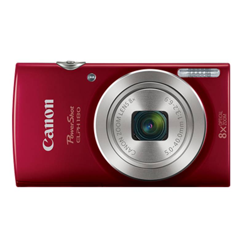 Canon - Cámara Powershot ELPH 180 IS Roja