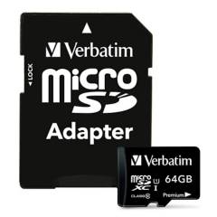 VERBATIM - Premium MicroSDXC Card 64GB