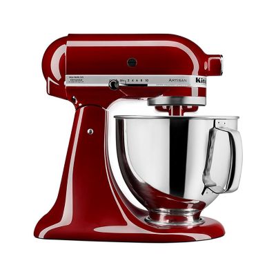 Batidora De Pedestal Kitchenaid Artisan 4.7 Lt Rojo Carmesí 10 Velocidades 325W Ksm150Pslcm