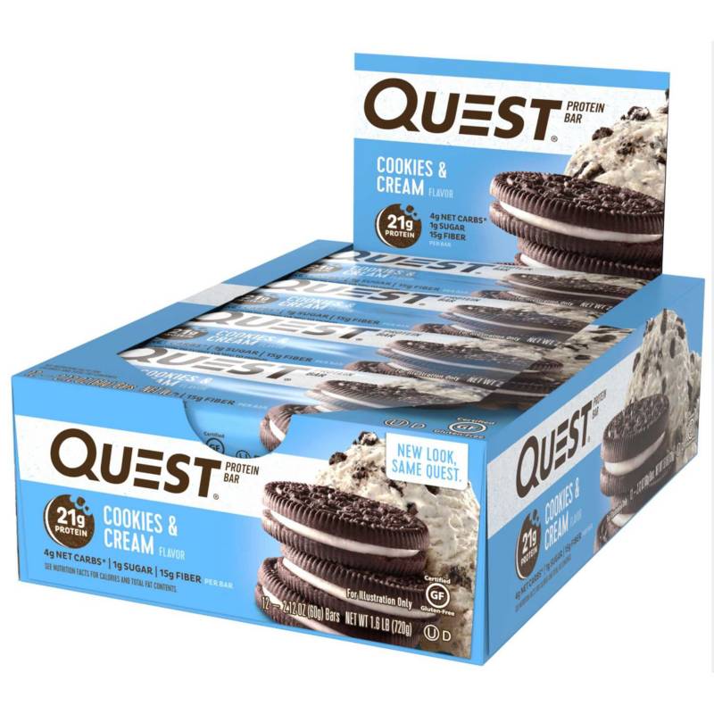 Quest Nutrition - Barra Cookies and Cream
