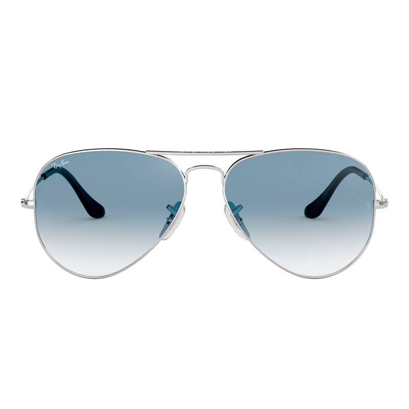 RAY BAN - Gafas de sol Ray Ban RB3025  Unisex . Marco Silver Lente Clear Gradient Blue